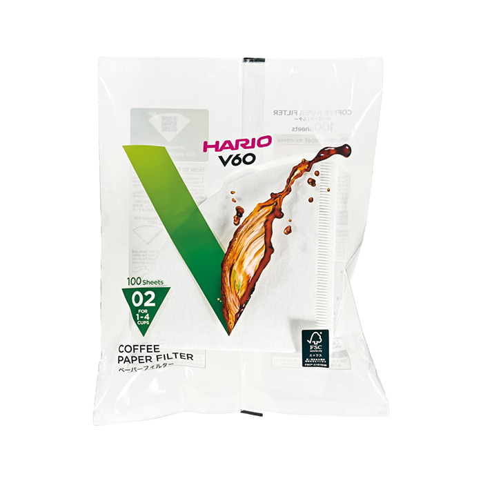 HARIO V60 DRIPPER 02 Filter Paper 100pk