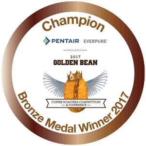 Golden Bean Bronze Medal Winner 2017