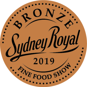 Sydney Royal Fine Food Show Bronze medal winner